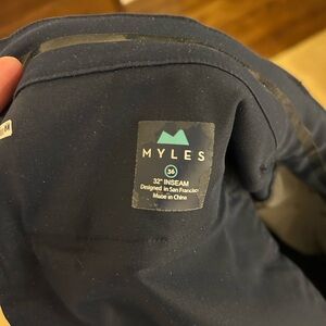 Myles Men's Navy Chinos